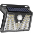 Wall light negra y clear, diseño moderno 33 LED, 3 modos de uso, con o sin sensor