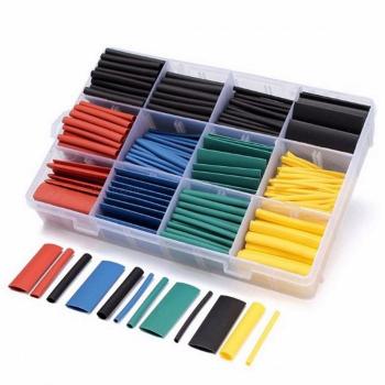 530 PIECES POLYOLEFIN, PARA UNIR CABLES CON FUEGO TIPO TAPE. CAJA PLASTICA