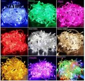 Navidad electric RGB100LED strip lights 33 pies, múltiples modos de iluminación