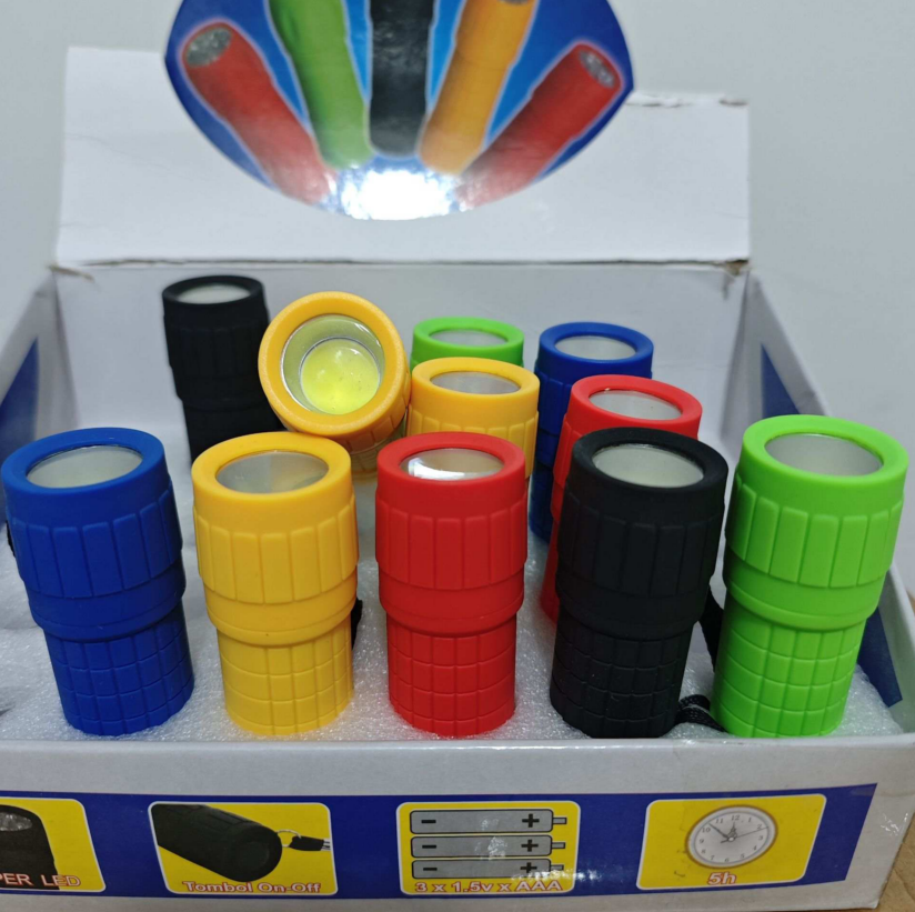 [T-0025] Linterna COB. goma. LA-COB14RBR 16/64 promier (copia)