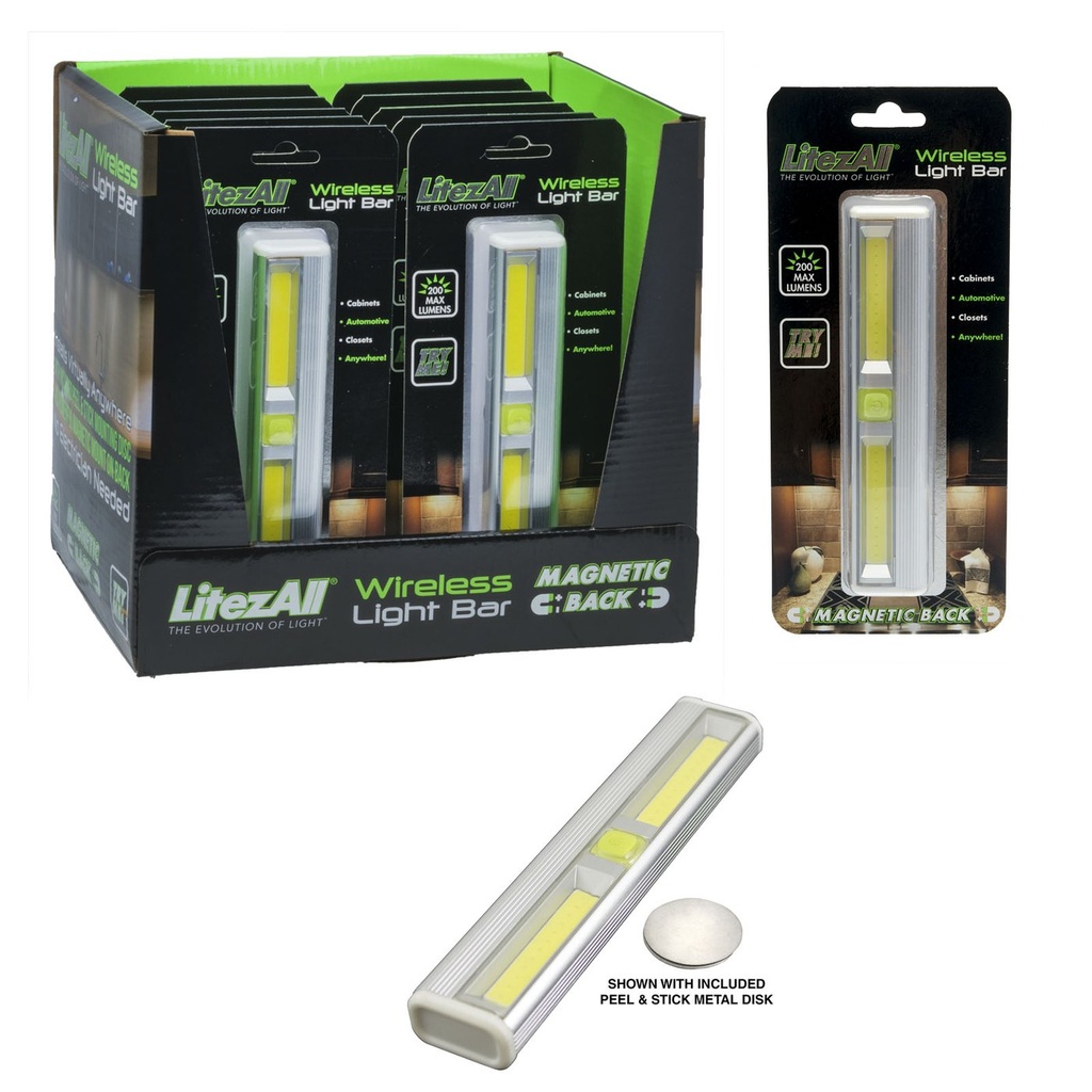 [21005 10 rack 40 -5%] Mini Light bar, aluminio + iman 10/40. LA-COBCABAL promier