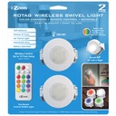 Wireless Swivel Light 2 pack, rota 8, (6) west