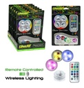 Waterproof remote control tea lights