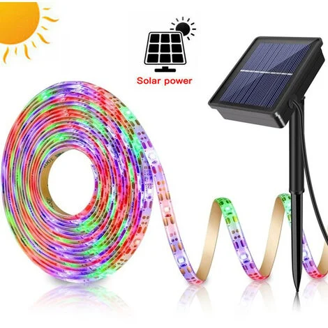 Cinta Solar RGB 60 LED (CX)