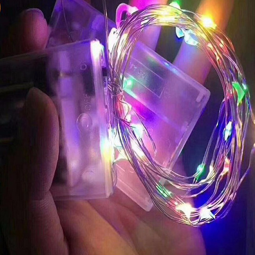 Luz Led Decoracion Bateria RGB