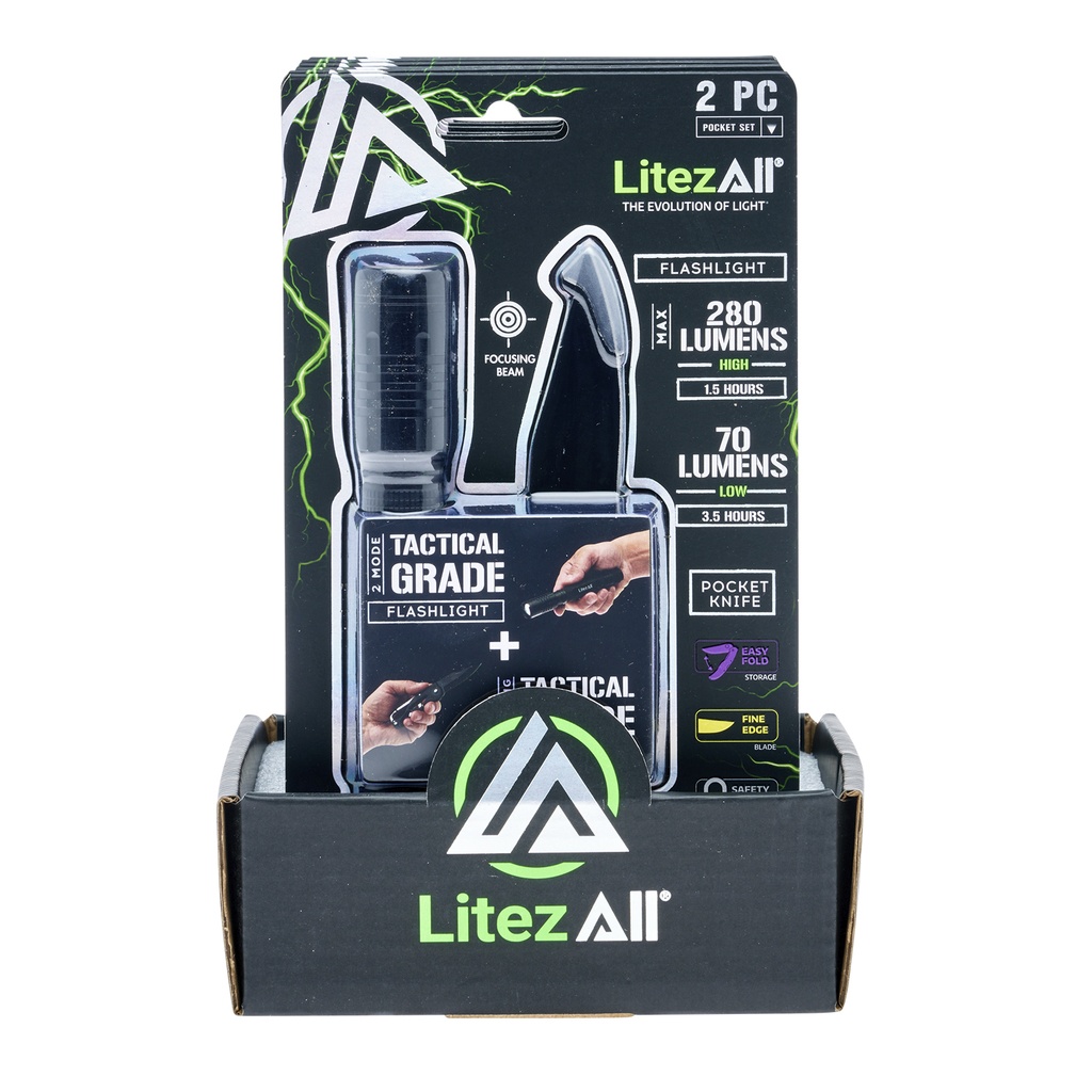 Linterna + Knife Combo LA-280+KNF -6/24 Promier