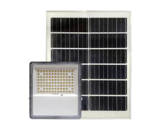 [5567] Flood light solar aluminio gris 200w, control remoto CXFL200 *