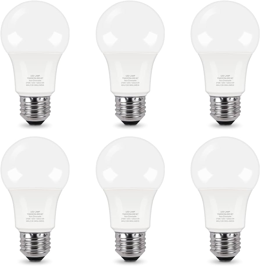 [9W PAQ 6] Bombilla 9w Paq 6 LED, bulb
