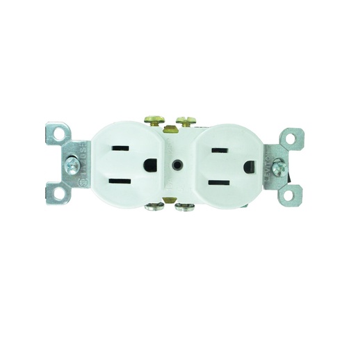 [6605] Receptaculo electrico doble crema120v SOC