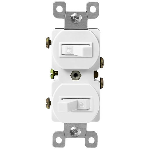 [6609] Receptaculo + switch electrico blanco 120v (copia)