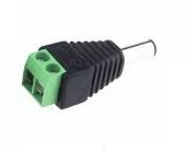 [33001] CX Connector cinta strip light Macho, white CONECTOR power supply