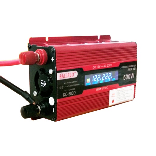 Inverter 500 W Digital 12v a 110v