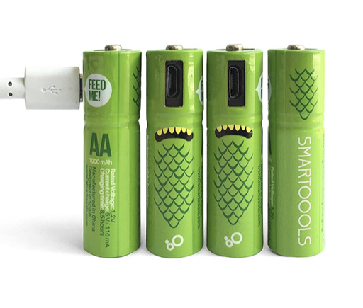 AA (4) RECARGABLE BATERIA
