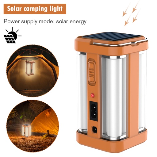 [YG-7977S *] Portable solar lamp cubo LED en 4 lados