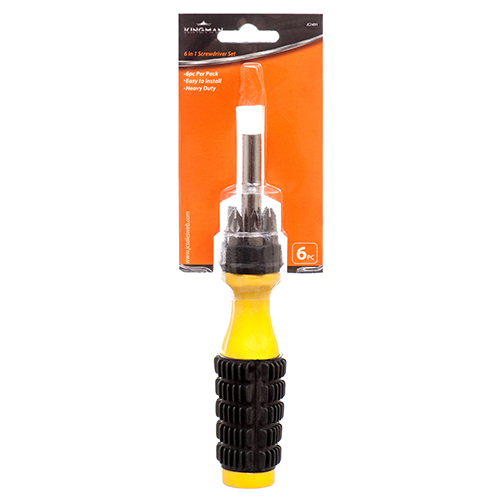 [24091] KINGMAN SCREWDRIVER 6 IN 1 Destornillador