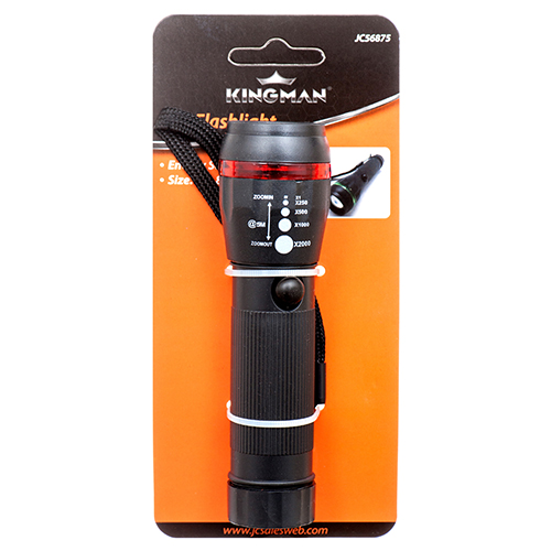 [56875 *] KINGMAN FLASHLIGHT 1 LED GREEN & RED CIRCLE ASST
