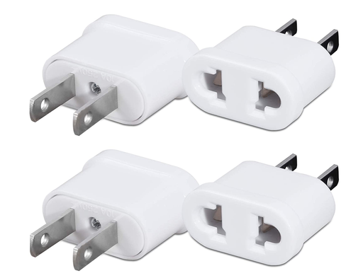 Small US plug to EU